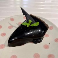 Valrhona chocolate pie   at Santé Spa Cuisine in Bangalore