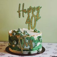 Birthday cake at Totally Baked Vegan in Sheffield