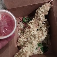 Tom chien xu (cornflake breaded shrimp) at Aroma 33 in Berlin