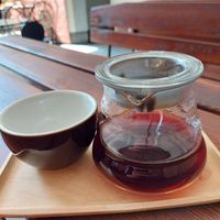 Hand filtered coffee "Abdulmajeed Muslot" (4.40€ for ~2 cups) at Remé in Dusseldorf