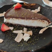 Bounty cheesecake at Happy Bar & Grill in Burgas