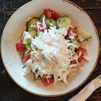 Sałatka Szopska at Happy Bar & Grill in Burgas