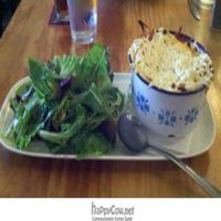 Baked spaghetti at The Wallflower Modern Diner in Vancouver