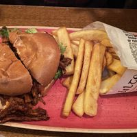 Pulled Vegan Sandwich Bap  at Kilians Irish Pub in Munich