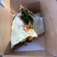 Oyster mushroom wrap  at Freya's Diner in St Petersburg