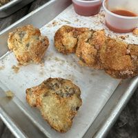 Fried Oyster Mushrooms  at Freya's Diner in St Petersburg