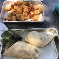 Jerk wrap   at Freya's Diner in St Petersburg