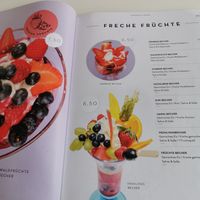 Auswahl Früchtebecher at Eiscafe al Ponte in Plau Am See