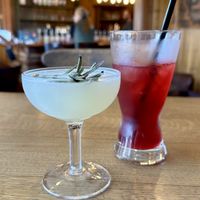 When in Rome… local cocktail and mock tail  at Whitefish Handcrafted Spirits in Kalispell