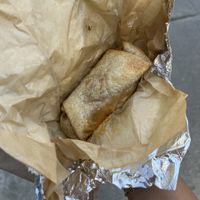 Vegan burrito  at Gregory's Coffee in New York City