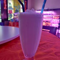 Coconut soymilk shake at Man Yuan Fang in Malacca