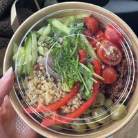 vegan salad  at Bageri Brantingstorg in Uppsala