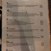 menu august 2022  at U Królika in Gdansk