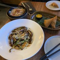 Stirfry shiitake - vegan at Bambu in Haarlem