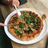 Pinjepizza was a 10/10 at Erlings in Trondheim