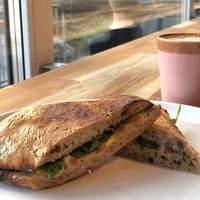 Grilled toast at Slow Hands in Hagersten