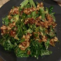 Peanut chilli greens 🥦  at Yamu Yamu in Worthing