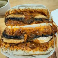 Portabello mushroom sandwich at Lilac Oak in Central Singapore