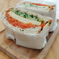 Simple Tofu Sandwich  at Lilac Oak in Central Singapore