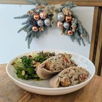 Vegan Crispy Tempeh Pockets at Lilac Oak in Central Singapore