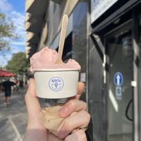 fresa  at Vincis Heladería in Barcelona