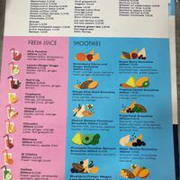 drink menu at Rolling Island in Lefkada