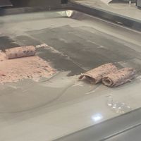 Made into little frozen curls   at Rolling Island in Lefkada