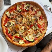 vegetarian Pizza at Grizzly in Veli Losinj