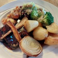 Nut roast Sunday lunch at The Navigation Inn in Oswestry