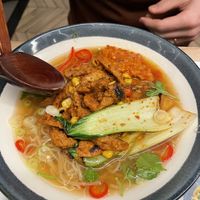  “Chicken” noodles  at Wagamama in Cannock
