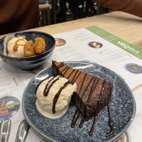 Chocolate orange cake  at Wagamama in Cannock