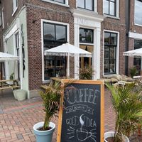 Outside  at Koffiebar Knus in Dokkum