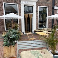 Outside  at Koffiebar Knus in Dokkum