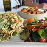 Buffalo cauliflower wrap - part of the specials’ menu  at Mood in Tequesta