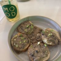 Biscuits & gravy - brunch menu   at Mood in Tequesta