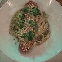 Zucchini Alfredo delight - and what a delight it truly was!!!!  at Mood in Tequesta