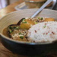 紅燒肉末坪輋有心機「芋頭味」冬瓜飯 at Black Window - 黑窗里 in Kowloon