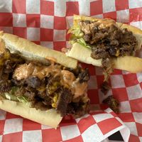 Philly V Steak  at Vegans Are Us in Atlantic City