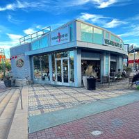 Outdoor seating  at Vegans Are Us in Atlantic City