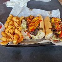 Mushroom Cheesesteak at Vegans Are Us in Atlantic City
