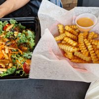 Kale salad at Vegans Are Us in Atlantic City