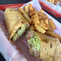 Chicken caesar wrap  at Vegans Are Us in Atlantic City