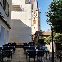 Terrace seating at Marsoel in Chur
