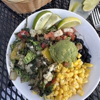 Cauliflower bowl without chipotle sauce  at Mexicali Rose in Wisconsin Dells