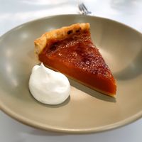 pumpkin pie at Pinch Brunch Bar in Seoul