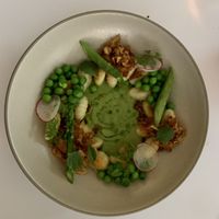 Asparagus bowl  at Pinch Brunch Bar in Seoul