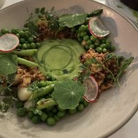 Green pea curry  at Pinch Brunch Bar in Seoul