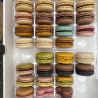Some of the macaroons at Nuances Gourmandes in Saint-medard-daunis