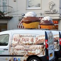 The bus of van Dijk at Van Dijk in Gouda