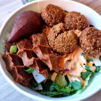 Take away at Veganland - Keupstrasse in Cologne